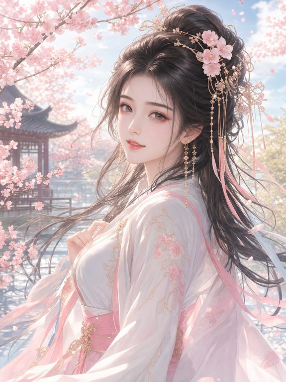 色虎美少女写真动漫风格